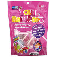 Zollipops, Zolli Ball Popz, фруктовые леденцы на палочке, ассорти, 10 12 леденцов, 147 г (5,2 унции)