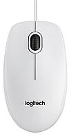 Миша Logitech B100 White (910-003360)