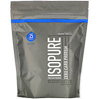 Isopure, без углеводов, протеиновый порошок, ванильный крем, 454 кг (1 фунт)