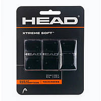 Намотки HEAD Xtremesoft Grip Overwrap 285-104 чорний (3шт.) (Оригінал) топ