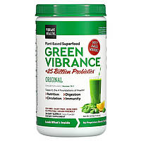 Vibrant Health, Green Vibrance +25 млрд пробиотиков, версия 19.1, 337 г (11,92 унции)