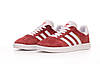 Кросівки жіночі Adidas Gazelle Red Червоні Адідас Газель повсякденні замшеві кеди демісезон, фото 6