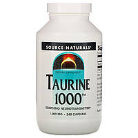 Source Naturals, Таурин, 1000 мг, 240 капсул