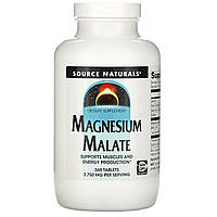 Source Naturals, малат магния, 3750 мг, 360 таблеток