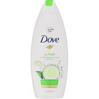 Dove, Гель для душа Go Fresh, аромат «Огурец и зеленый чай», 650 мл (Discontinued Item)