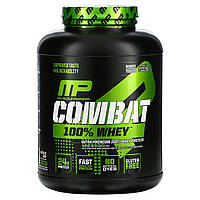 MusclePharm, 100% сывороточный протеин Combat, с шоколадным молоком, 2278 г (5 фунтов)