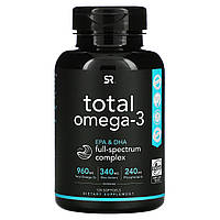 Sports Research, Total Omega-3, 120 капсул