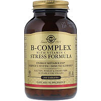 Комплекс витаминов В + С B-Complex with Vitamin C Solgar стресс формула 250 таблеток VA, код: 7701067