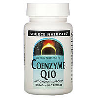 Source Naturals, коэнзим Q10, 100 мг, 60 капсул
