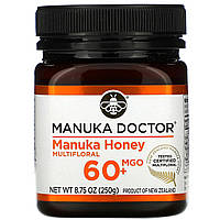 Manuka Doctor, мед манука из разнотравья, MGO 60+, 250 г (8,75 унции)