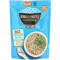 Miracle Noodle, Суп с лапшой на костном бульоне, куриный, 215 г (7,6 унции)