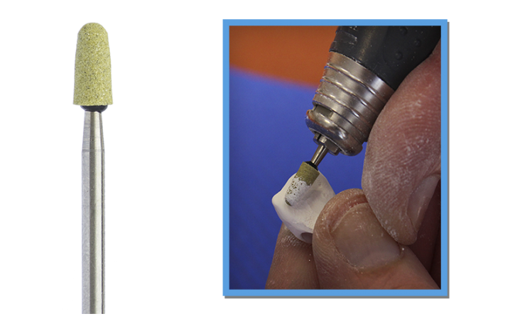 Smart Stone, форма конус з алмазним зерном, Yeti Dental (Німеччина), фото 1