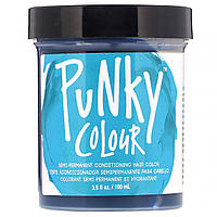 Punky Colour, Полуперманентная кондиционирующая краска для волос, бирюзовый, 3,5 жидких унции (100 мл)