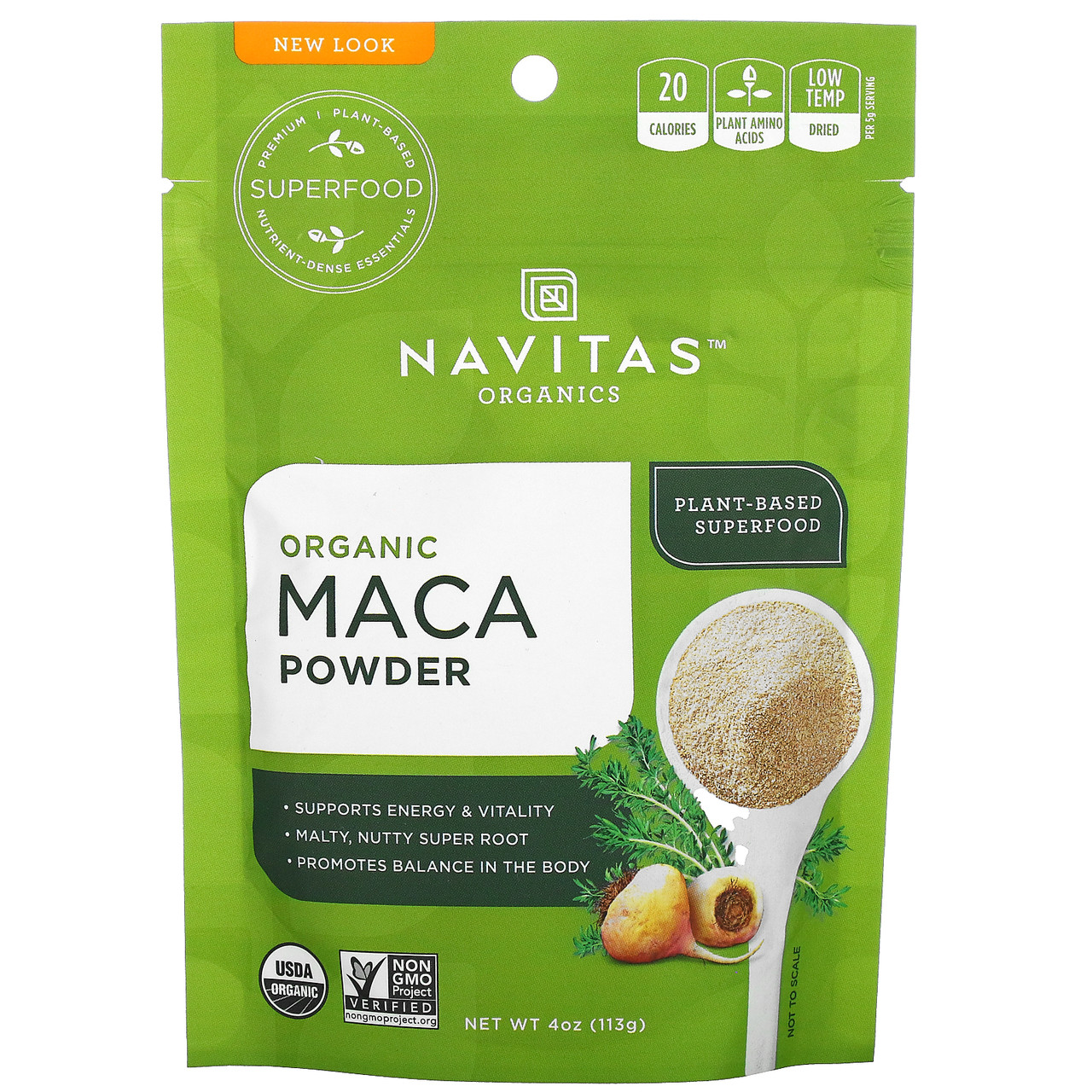 Navitas Organics, Органический порошок Maca Powder, 113 г Киев - фото 1 - id-p2193437203