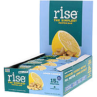 Rise Bar, THE SIMPLEST PROTEIN BAR, Lemon Cashew, 12 Bars, 2.1 oz (60 g) Each (Discontinued Item)