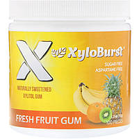 Xyloburst, Xylitol Chewing Gum, Fresh Fruit , 5.29 oz (150 g), 100 Pieces Киев