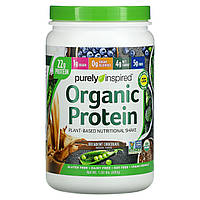 Purely Inspired, органический протеин, питательный шейк на растительной основе, восхитительный шоколад, 680 г