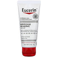 Eucerin, Original Healing, оригинальный заживляющий крем для очень сухой и чувствительной кожи, без отдушек,