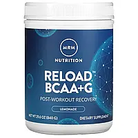 MRM, Reload, BCAA+G, відновлення після тренування, лимонад, 840 г (29,6 унції)