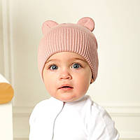 Комплект дитячий демісезонний (шапка та шарф/сніг) "Портленд" (колір: 100133 рожевий) розмір 44-46 топ