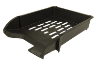 Лоток пластиковий для паперу горизонтальний, чорний 80103