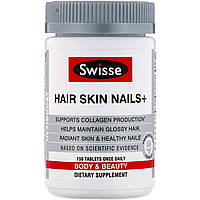 Swisse, Ultiboost, добавка для здоровья волос, кожи и ногтей Hair Skin Nails+, 150 таблеток
