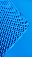 EVA материал для автоковриков (ЭВА листы) 2000*1200 мм синий Eva-Line ромб