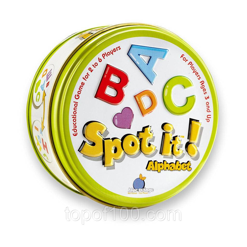 Настільна гра Spot it! ABC, Dobble! (Доббль Алфавит, Alphabet)! + УКРАЇНСЬКОЮ правила