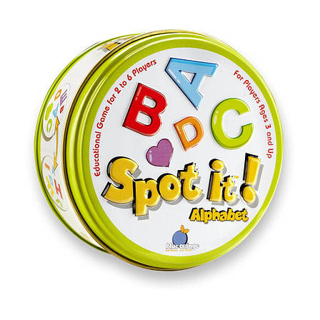 Настільна гра Spot it! ABC, Dobble! (Доббль Алфавит, Alphabet)!, фото 1