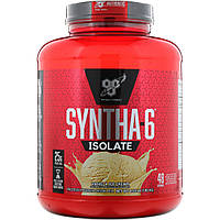 BSN, Изолят Syntha-6, порошковая белковая смесь для напитков, ванильное мороженое, 4,02 фунта (1,82 кг)
