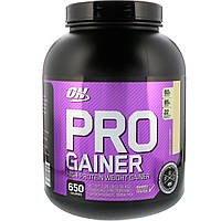 Optimum Nutrition, PRO GAINER, продукт для набирання ваги з високим вмістом білка, ванільний крем, 2,31 кг