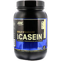 Optimum Nutrition, Gold Standard 100% Casein, казеин со вкусом сливочной ванили, 909 г (2 фунта)