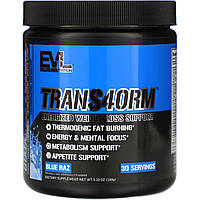 EVLution Nutrition, Trans4orm, Blue Raz, 5,10 унций (144 г)