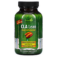Irwin Naturals, C.L.A. Lean, Body Fat Reduction, 80 мягких желатиновых капсул с жидкостью