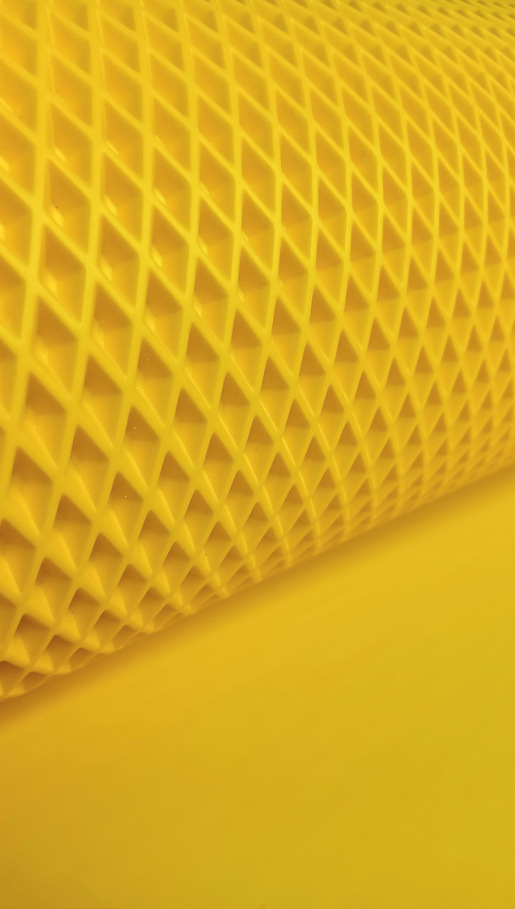 EVA матеріал для  автокилимків (ЕВА листи) 2000*1200 мм жовтий  ромб, фото 1