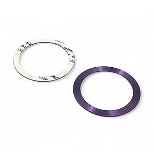 Металева пластина кільце SHINING Color для MagSafe телефонних тримачів (1 шт.) Темно-фіолетовий