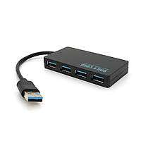 Концентратор USB3.0 Voltronic 4хUSB3.0 Black (YT-3HF4/2TB/08645), Blister