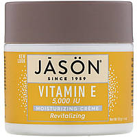 Jason Natural, омолаживающий увлажняющий крем с витамином E, 5000 МЕ, 113 г (4 унции)