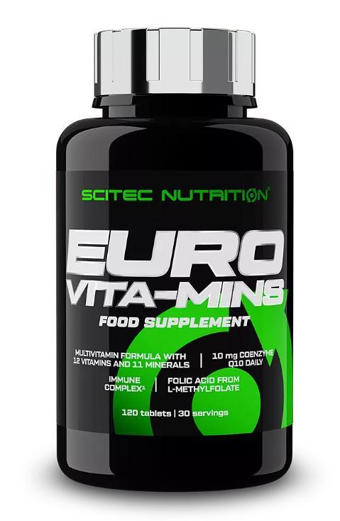 Комплекс вітамінів Scitec Euro Vita-Mins 120 таблеток