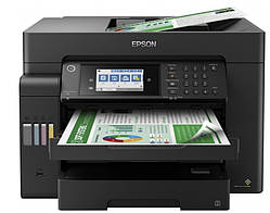 Epson БФП ink color A3 EcoTank L15150 32_22 ppm Fax ADF Duplex USB Ethernet Wi-Fi 4 inks Pigment (C11CH72404)