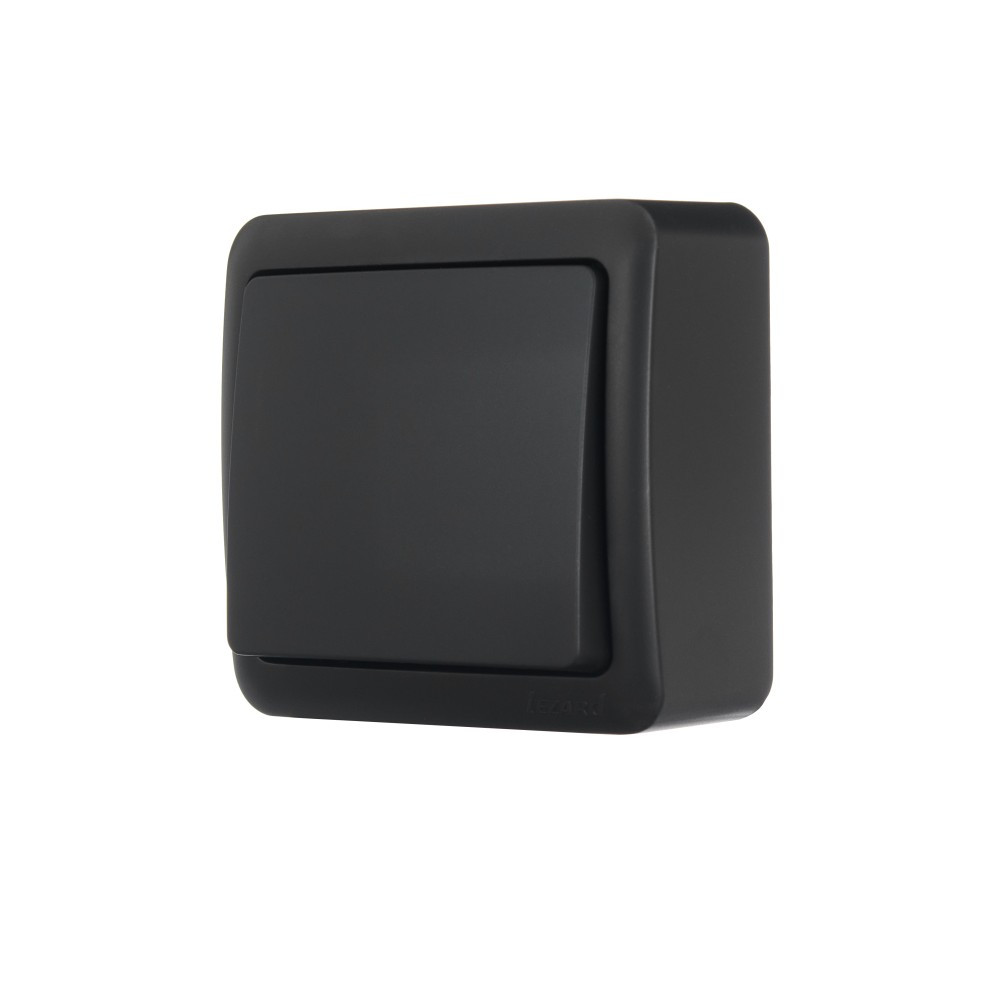 VIOLA ЧОРНИЙ Вимикач (12шт./уп.), фото 1