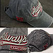 Сіра кепка блайзер напис Always 75 New York City, Стильна бейсболка, блайзер, кепка. Молодіжний блайзер унісекс., фото 5