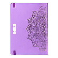 Дневник-мотиватор недатированный "Мандала Пурпурный цвет" 21204-KR Нанокрафт в книжном переплете топ