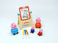 Ігровий набір Фігурки Star toys «Свинка Пеппа і сім'я» фломастерами 552-7, фото 2