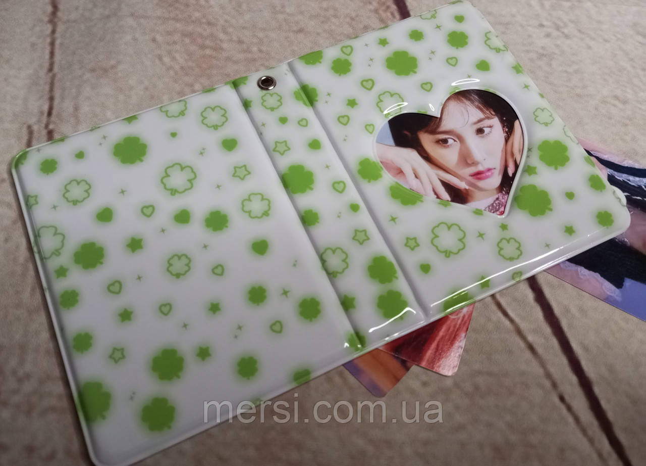 Біндер для фотокарток К-ПОП альбом для карток K-POP lomo card на 40+1 шт №46