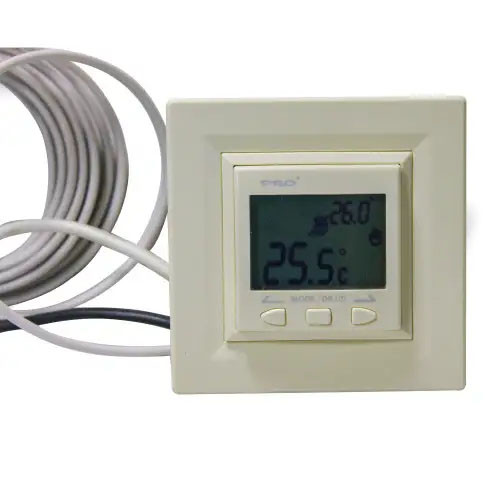 Терморегулятор для теплої підлоги програмований VEGA 090 Білий, фото 1