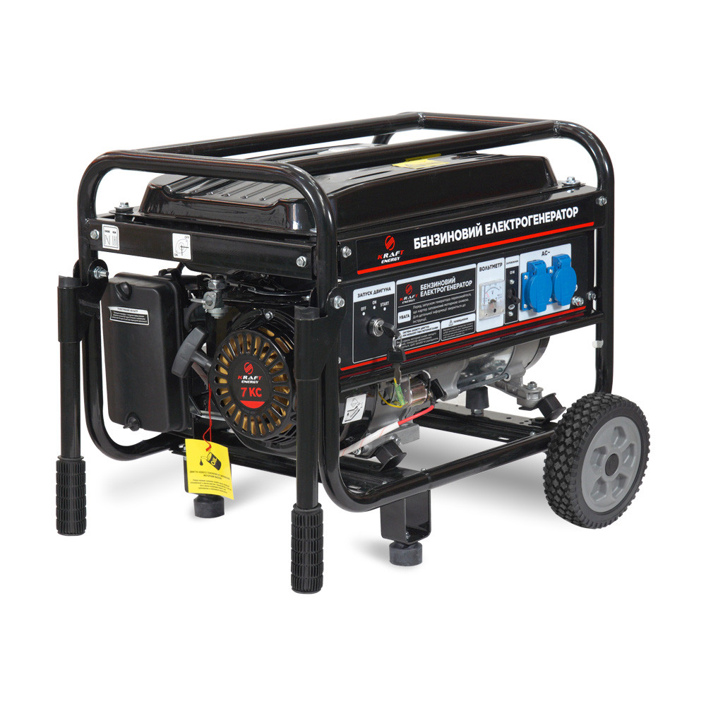 Бензиновий генератор Kraft KRF-3000 GE 2.8 кВт (арт. 41-00301), фото 1