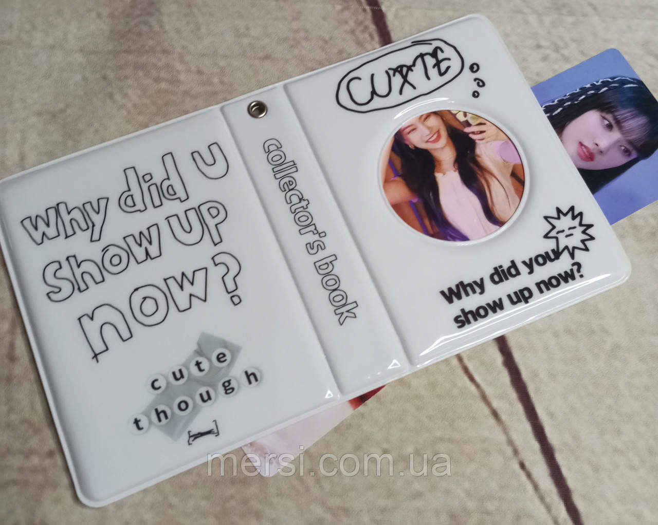Біндер для фотокарток К-ПОП альбом для карток K-POP lomo card на 40+1 шт №47