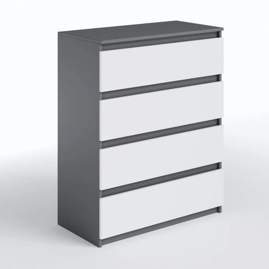 Простора комод для речей на 4 ящики в вітальню, комод для білизни з ламінованого ДСП в спальню, фото 1