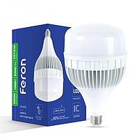 Светодиодная лампа Feron LB-653 100Вт Е27-E40 6500K 9300Лм 140х242 мм